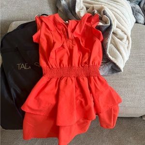 Coral mini dress bought from boutique